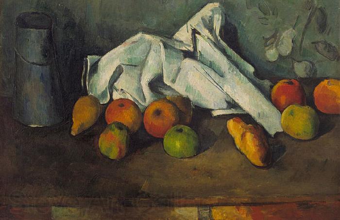 Paul Cezanne Milk Can and Apples Spain oil painting art